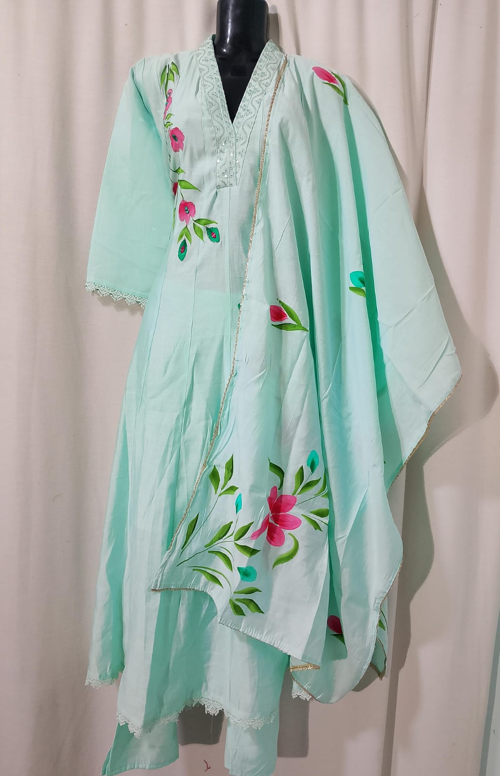 K078: Ready To Ship Beautiful 3PC Mul Cotton Dress