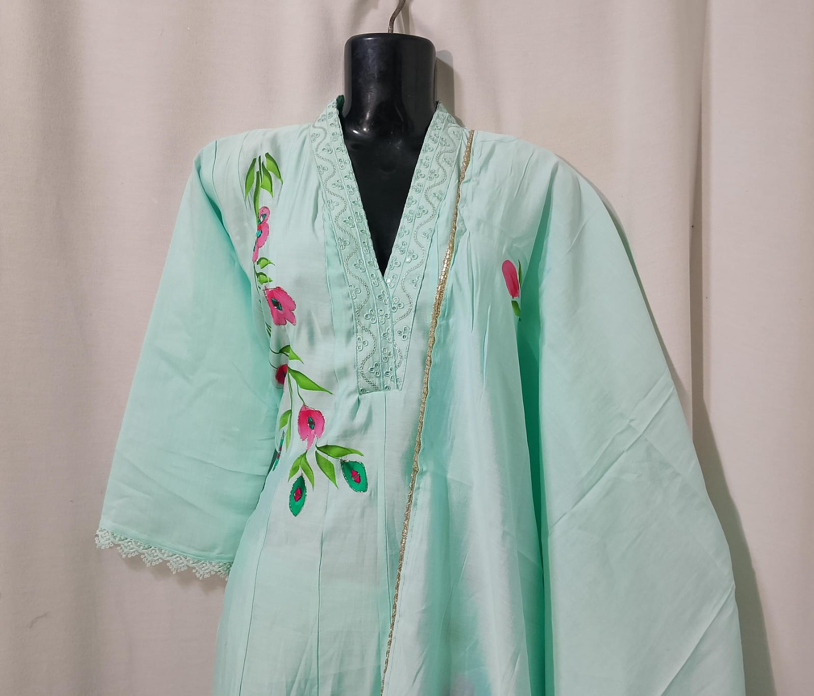 K078: Ready To Ship Beautiful 3PC Mul Cotton Dress