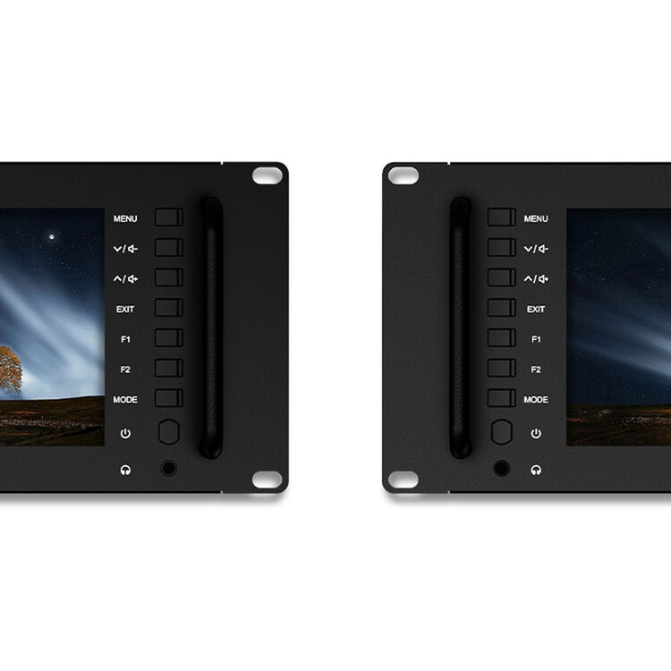 FeelWorld D71 PLUS Dual 7" 3RU Rackmount Monitor
