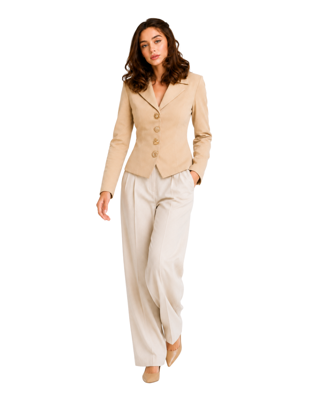 Tailored Single-Breasted Blazer
