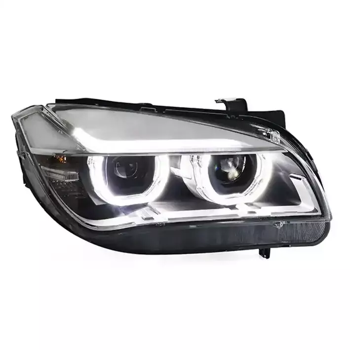 E84 X1 Facelift Style LED Headlights w/DTM Rings (2010β2015)