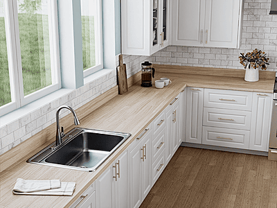 10ft Hevea Butcher Block