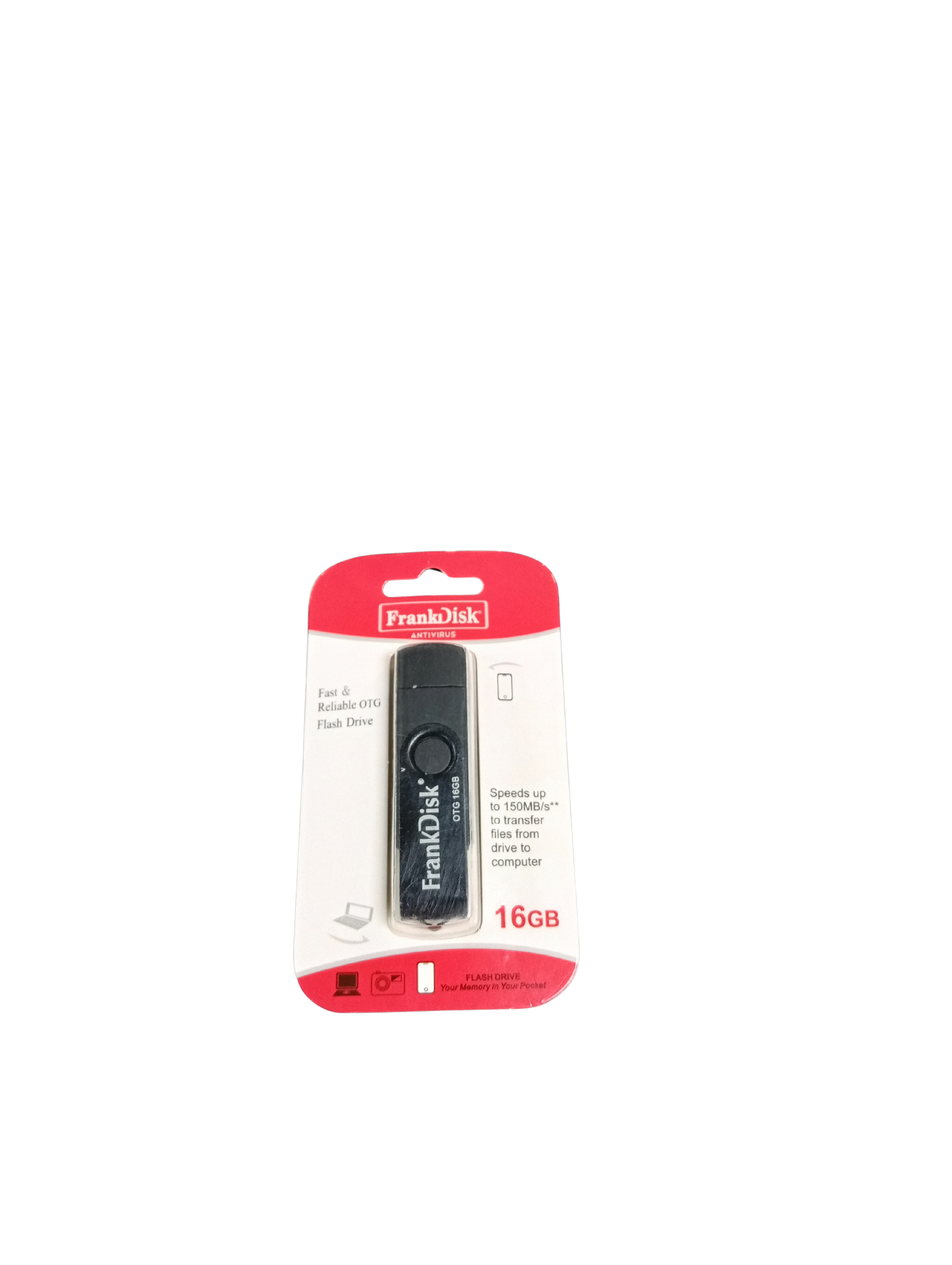 FrankDisk Antivirus 16GB OTG Flash Drive
