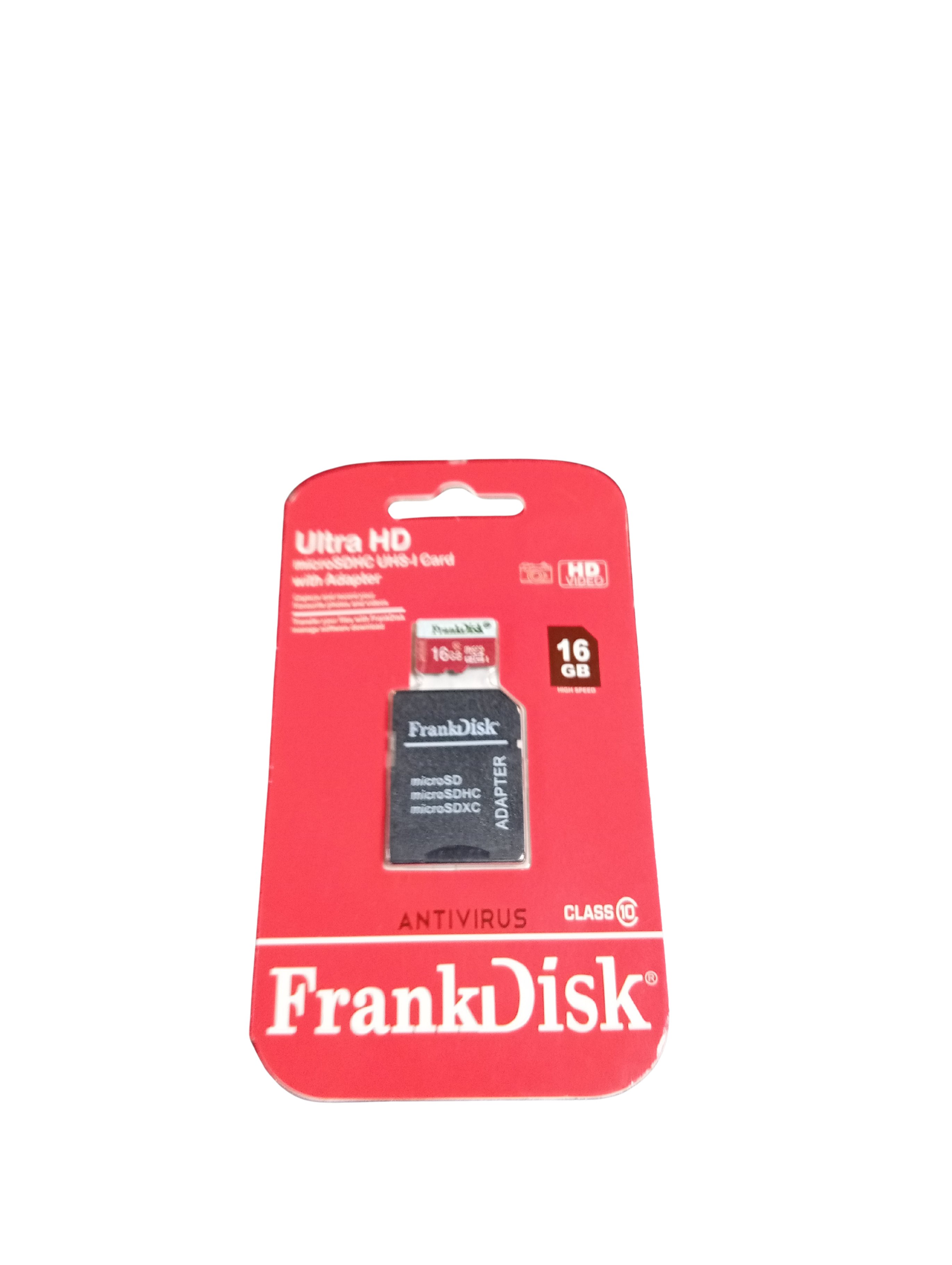 Frankdisk 16gb Ultra HD MicroSDHC UHS-I CARD With Adapter