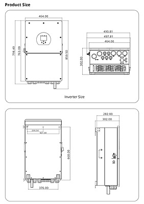 16.0 kW SUNSYNK Hybrid - SUNSYNK Combo, c/w 6 x 5.32 G kWh Lithium Batteries