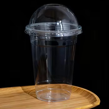 16oz CLEAR PET CUP WITH LID