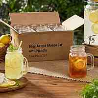 16oz Acopa Mason Jar with handle 12/1