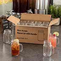 16oz Acopa Mason Jar with handle 12/1