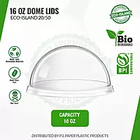 16oz Eco-Island Dome Lids 20/50