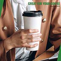 16oz Eco-Island Paper Cup White Double Wall 20/25