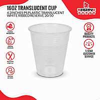16oz P/Cups Translucent Reserve 20/50