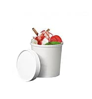 Vaso de Carton con Tapa 32oz ristra 25 unidades