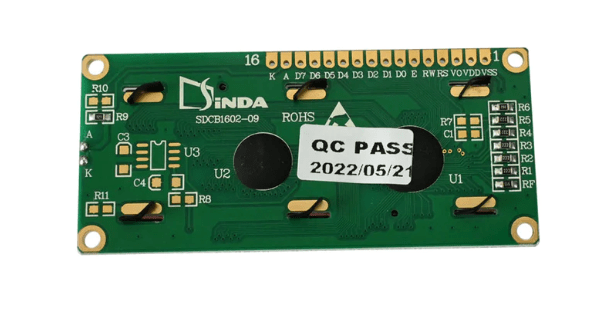 16X2 (S) COB LCD Y/G-3.3 V-SDCB1602-09 - LC-3014-D