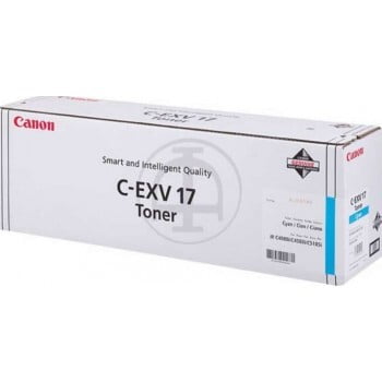 Canon C-EXV 17C Cyan Toner Cartridge for (IRC4080, IRC4580,IRC5180) (GPR-21) | CEXV17C- 0261B002AA Canon C-EXV 17C Cyan Toner Cartridge for (IRC4080, IRC4580,IRC5180) (GPR-21) | CEXV17C- 0261B002AA