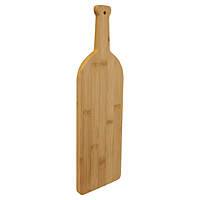 17" X 5 1/4" Wine Bottle Shaped Bamboo Board