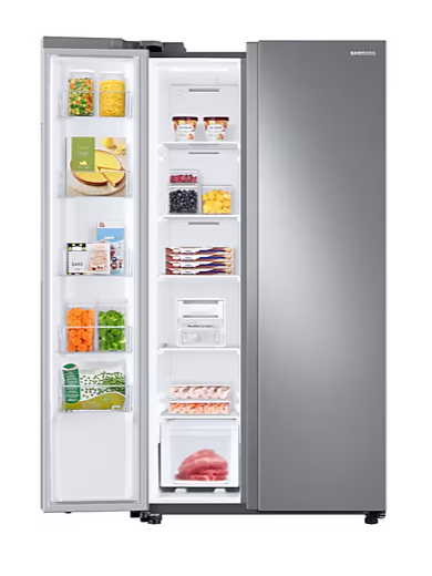 Refrigeradora Side by Side 23" sin Dispensador. RS23T5B00S9/AP. 36 Meses Garantía General  20 años Garantía Compresor Digital Inverter