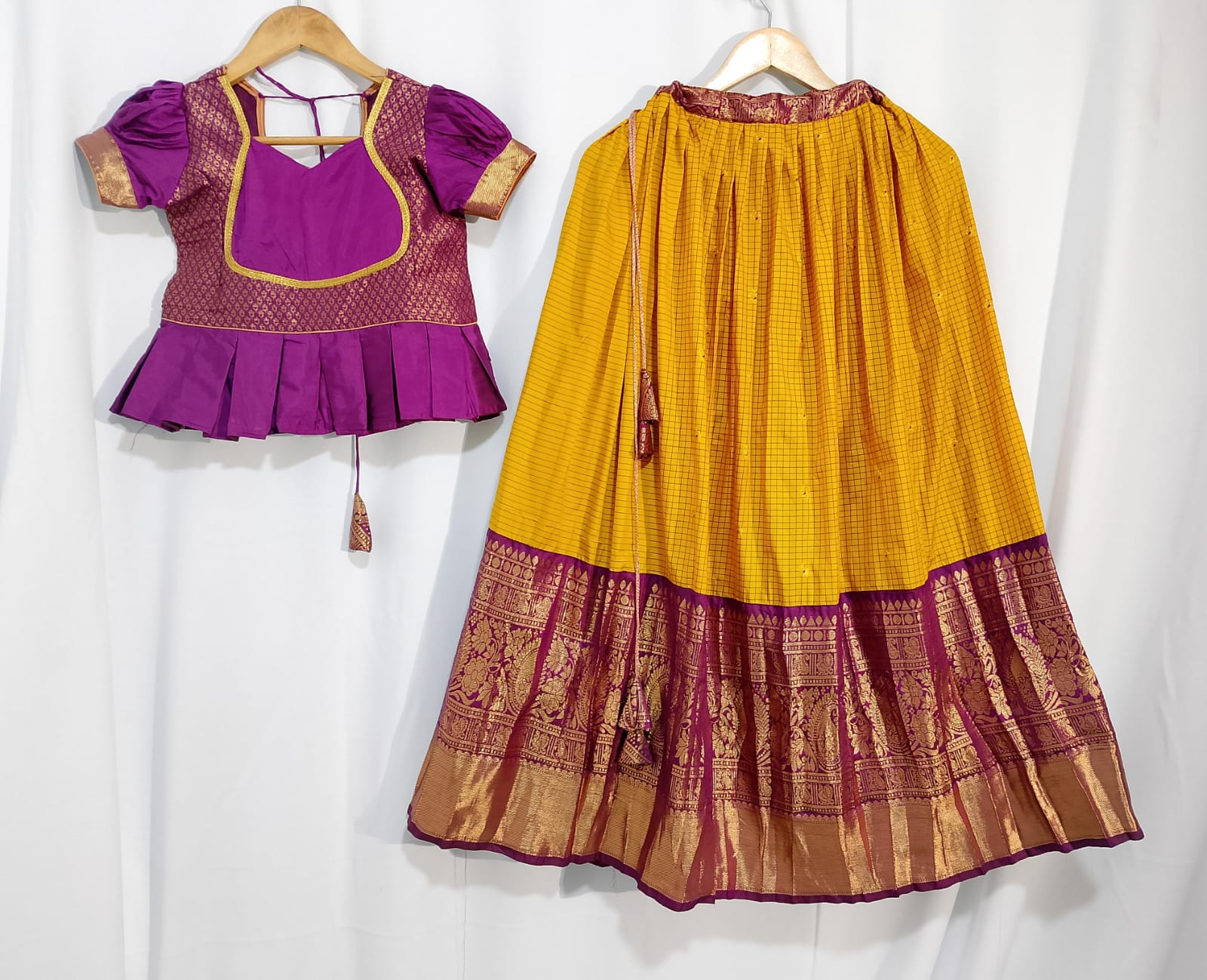 K61: Ready To Ship Beautiful Kids Lehenga Set