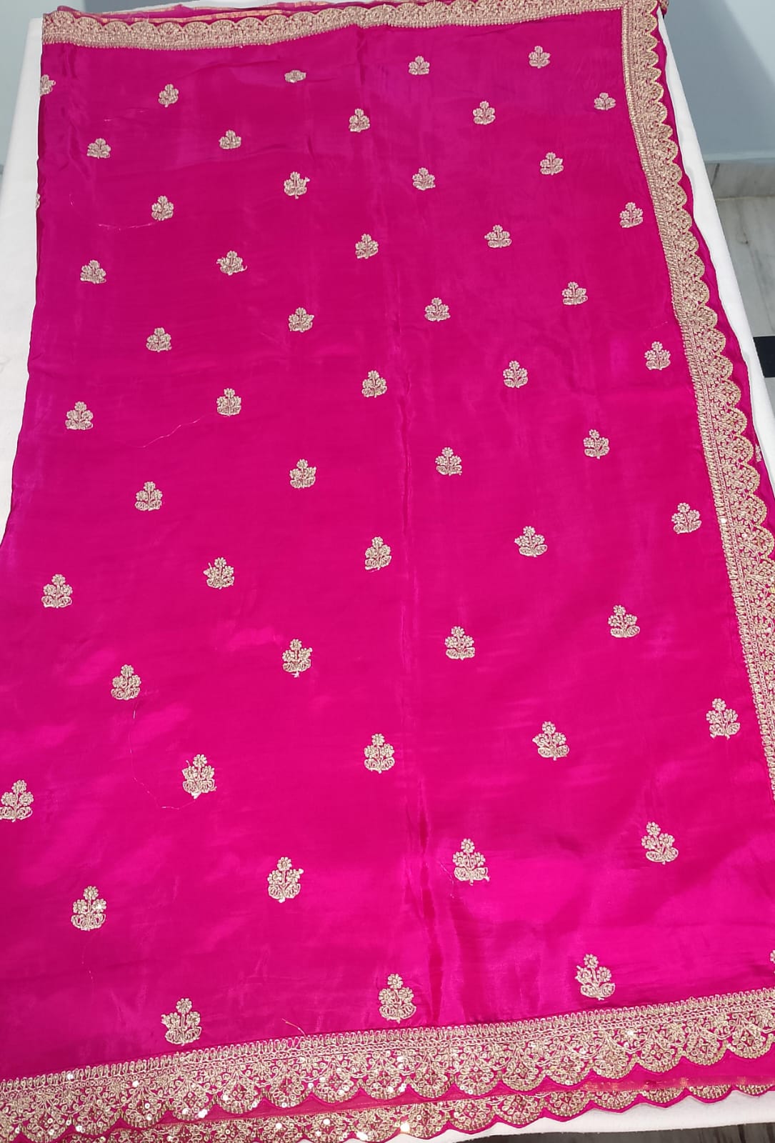 N592: Ready To Ship Beautiful Saree With Stitched Blouse N592: Ready To Ship Beautiful Saree With Stitched Blouse