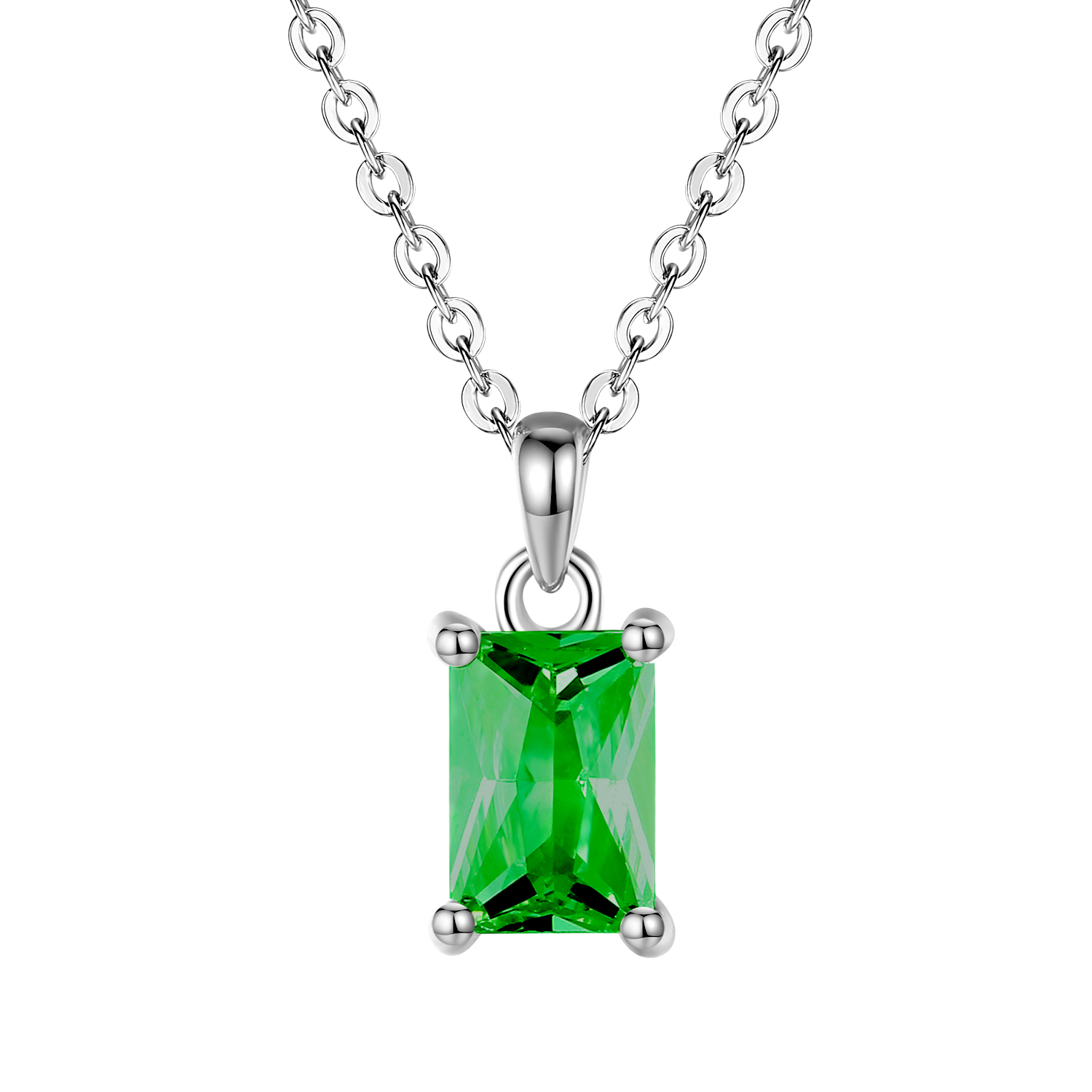 May Birthstone Necklace