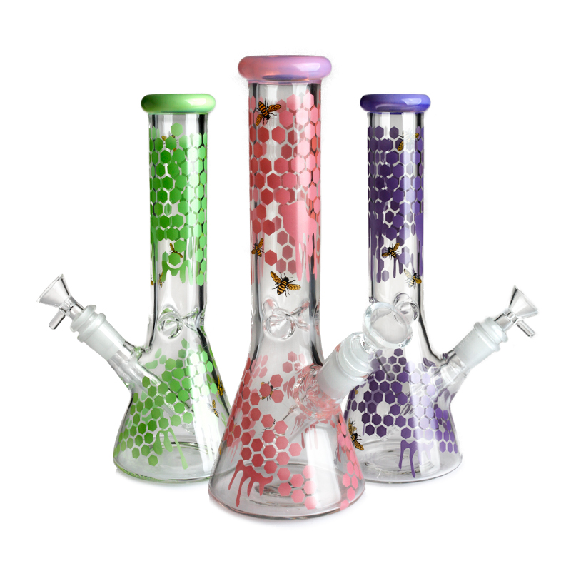 10" Honeycomb Design Beaker