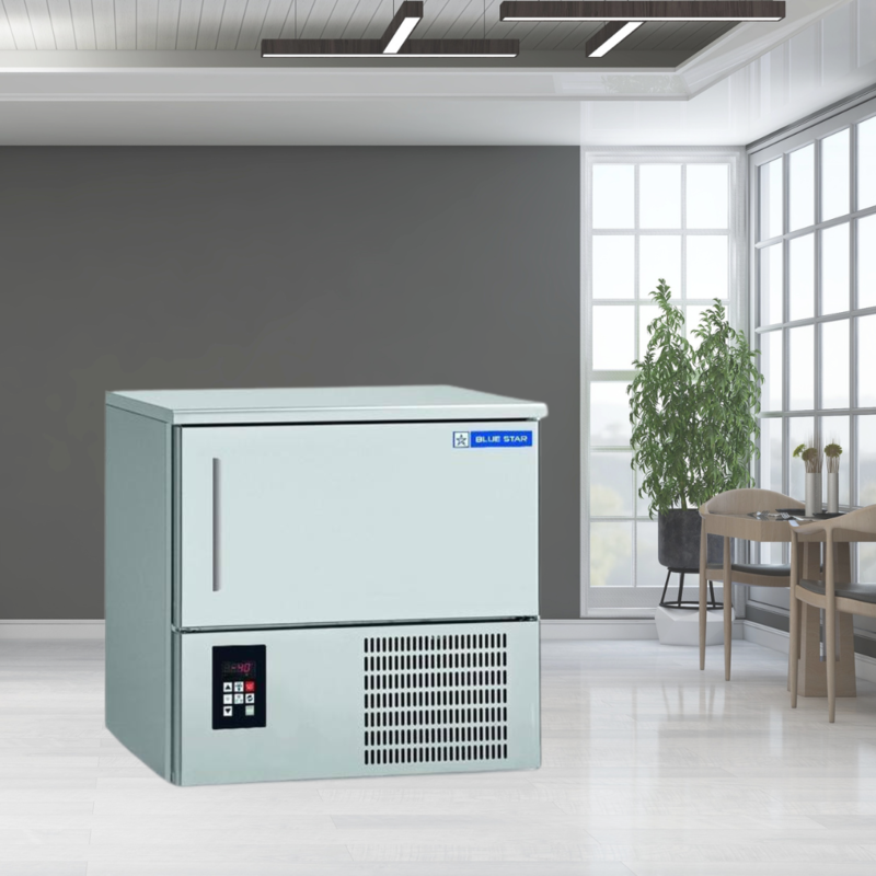 Energy-efficient Blue Star BF03G Blast Freezer with eco-friendly refrigerant.