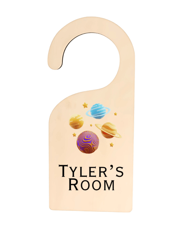 Personalized Bedroom Door Hanger