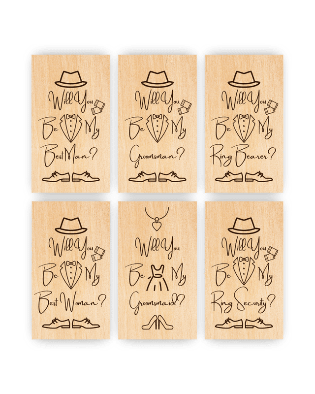 Groom's Side Proposal Cards