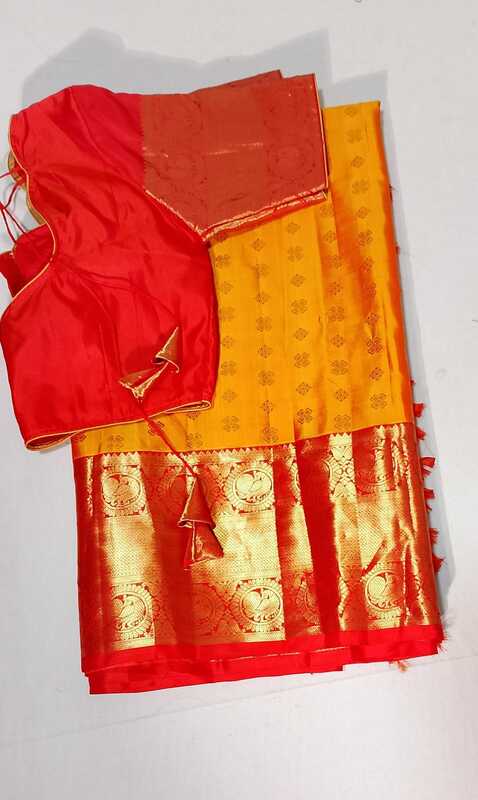 D180: Ready To Ship Beautiful Saree With Stitched Blouse