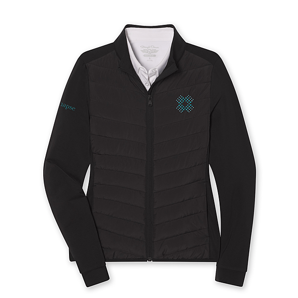 Straight Down - Women's Ida Hybrid Jacket - Black