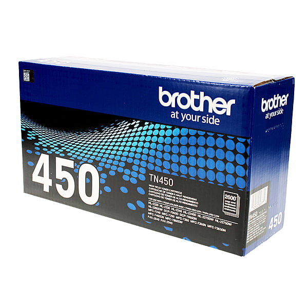 Brother (TN450) Toner Cartridge, Black, High Yield.