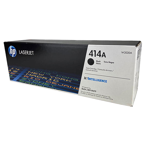 HP 414A (W2020A) Toner Cartridge, Black, Standard Yield.