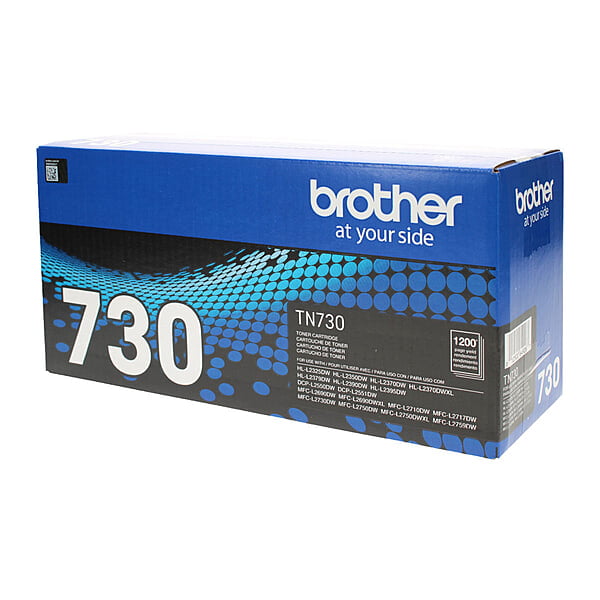 Brother (TN730) Toner Cartridge, Black, Standard Yield.