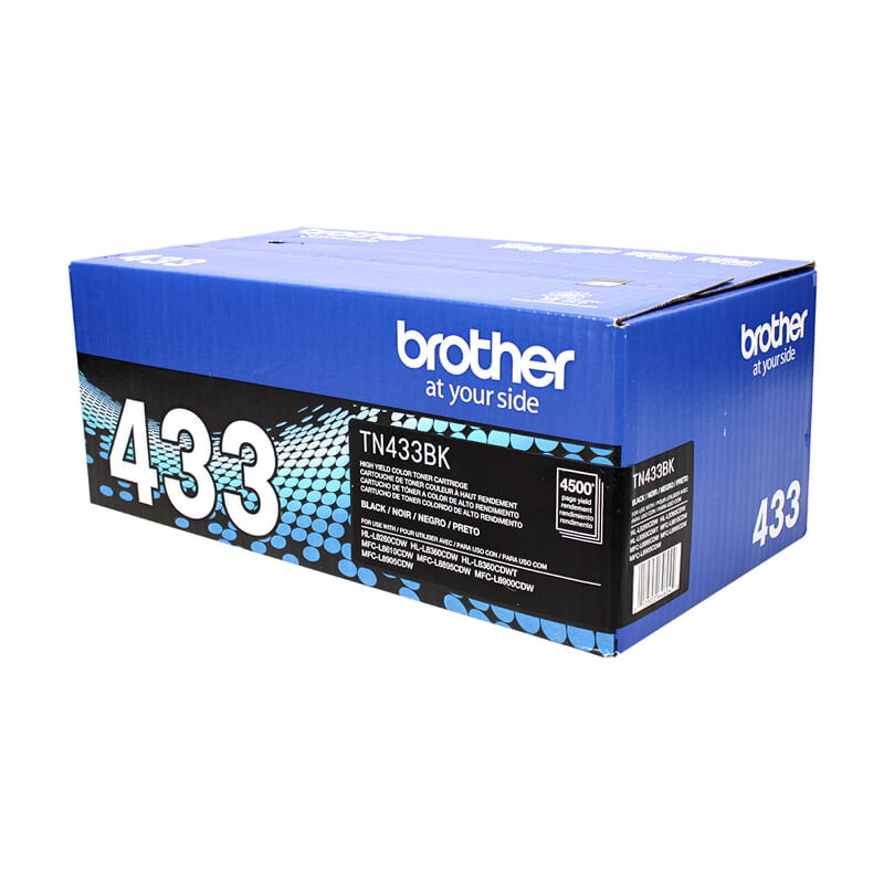 Brother TN-433BK (TN433BK) Compatible High Yield Black Toner Cartridge