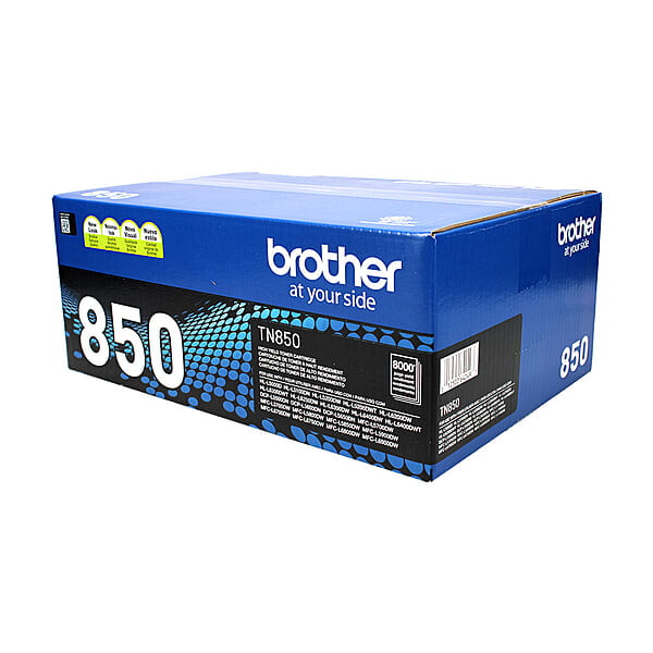 Brother (TN850) Toner Cartridge, Black, High Yield.