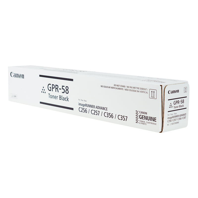 Canon GPR-58 (2182C003) Toner Cartridge, Black, Standard Yield.