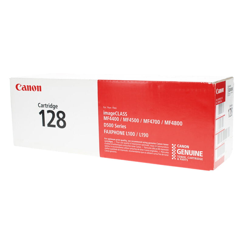 Canon 128 (3500B001) Toner Cartridge, Black, Standard Yield.