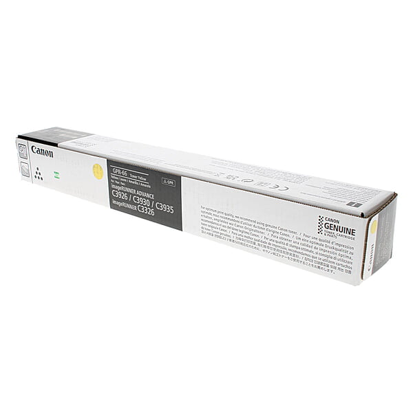 Canon GPR-66 (5756C003) Toner Cartridge, Yellow, Standard Yield.