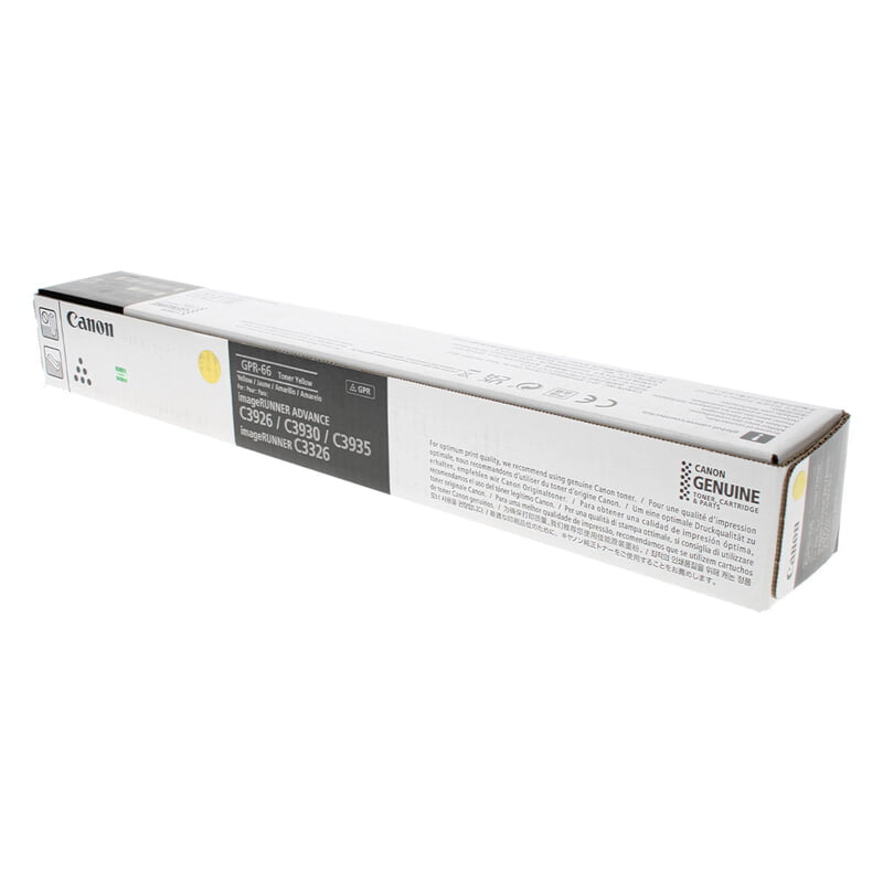 Canon GPR-66 (5756C003) Toner Cartridge, Yellow, Standard Yield.