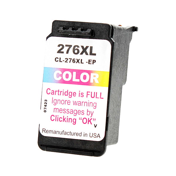 Canon CL-276XL (4987C001) InkJet Cartridge, Tri-Color, High Yield.