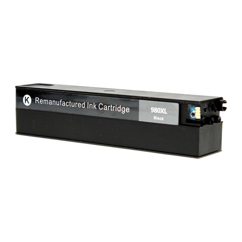 HP 980 (D8J10A) InkJet Cartridge, Black, Standard Yield.