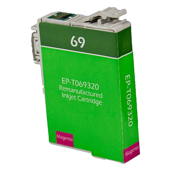 Epson 69 (T069320) InkJet Cartridge, Magenta, Standard Yield.