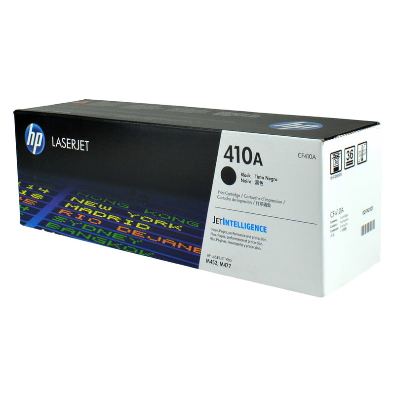 HP 410A (CF410A) Toner Cartridge, Black, Standard Yield.