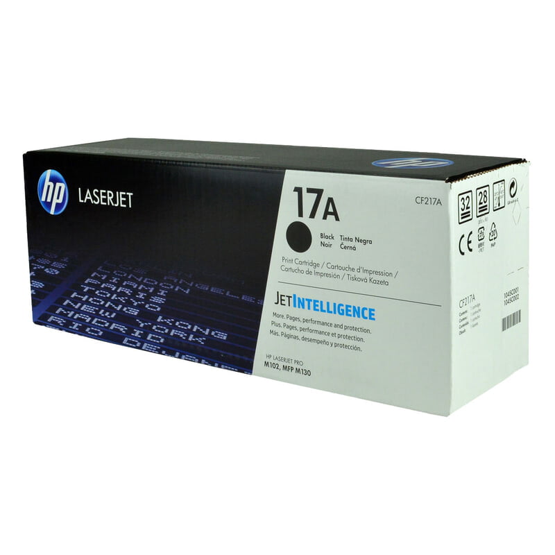 HP 17A (CF217A) Toner Cartridge, Black, Standard Yield.