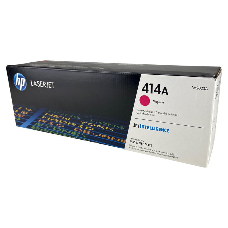 HP 414A (W2023A) Toner Cartridge, Magenta, Standard Yield.
