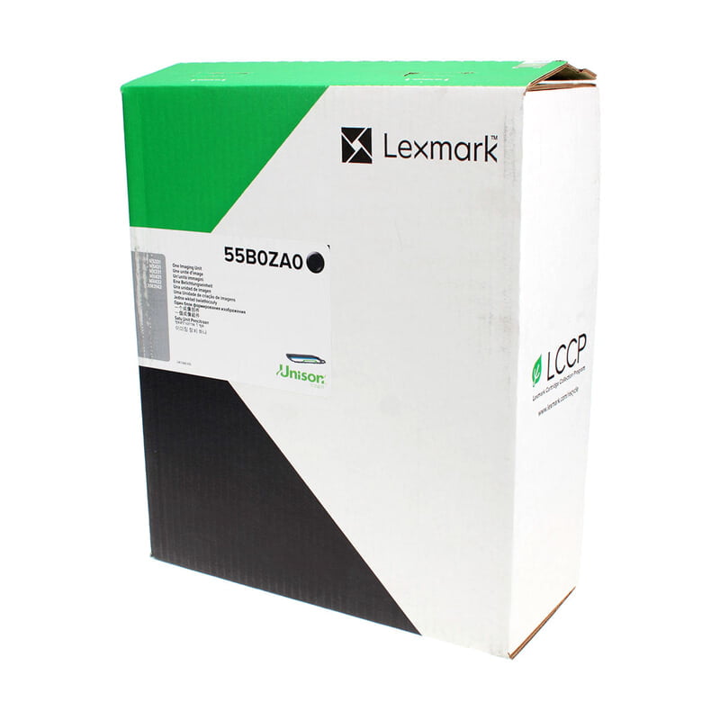 Lexmark (55B0ZA0) Drum Unit, Black, Standard Yield.