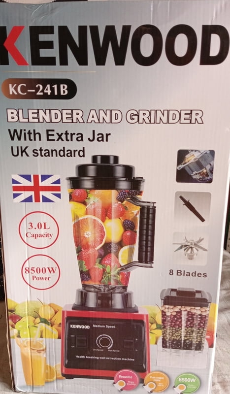KENWOOD HEAVY DUTY COMMERCIAL BLENDER- 8500W, 3LITRES JAR + 1, UK STANDARD