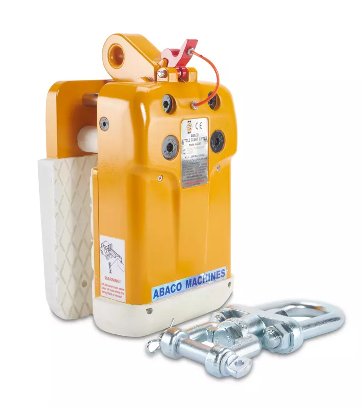 Abaco Little Giant Lifter Clamp – 2,860 lb Capacity, White Rubber (ALG50-W)