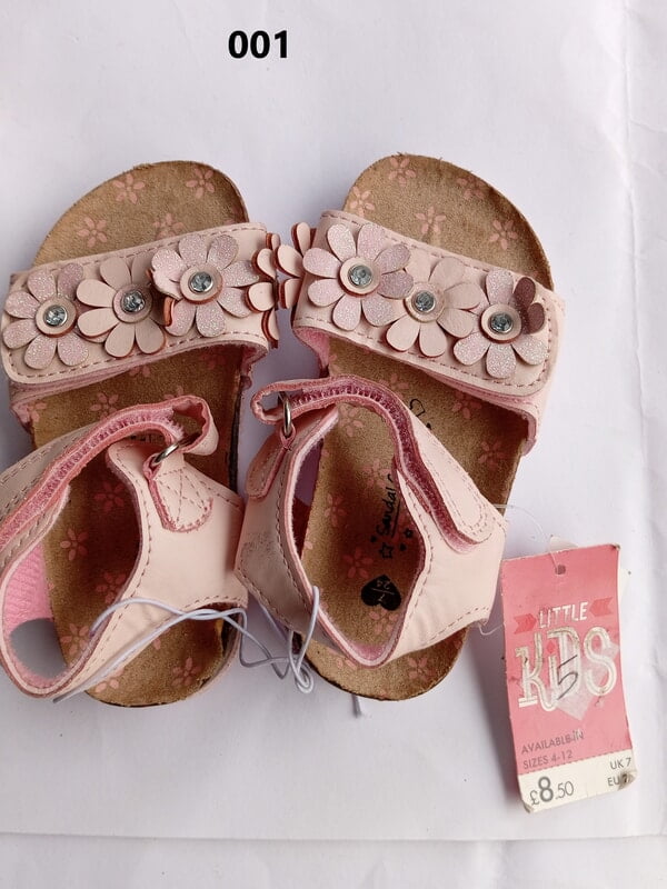 BEAUTIFUL GIRLS SANDAL - UK STOCK SHOES (PINK)