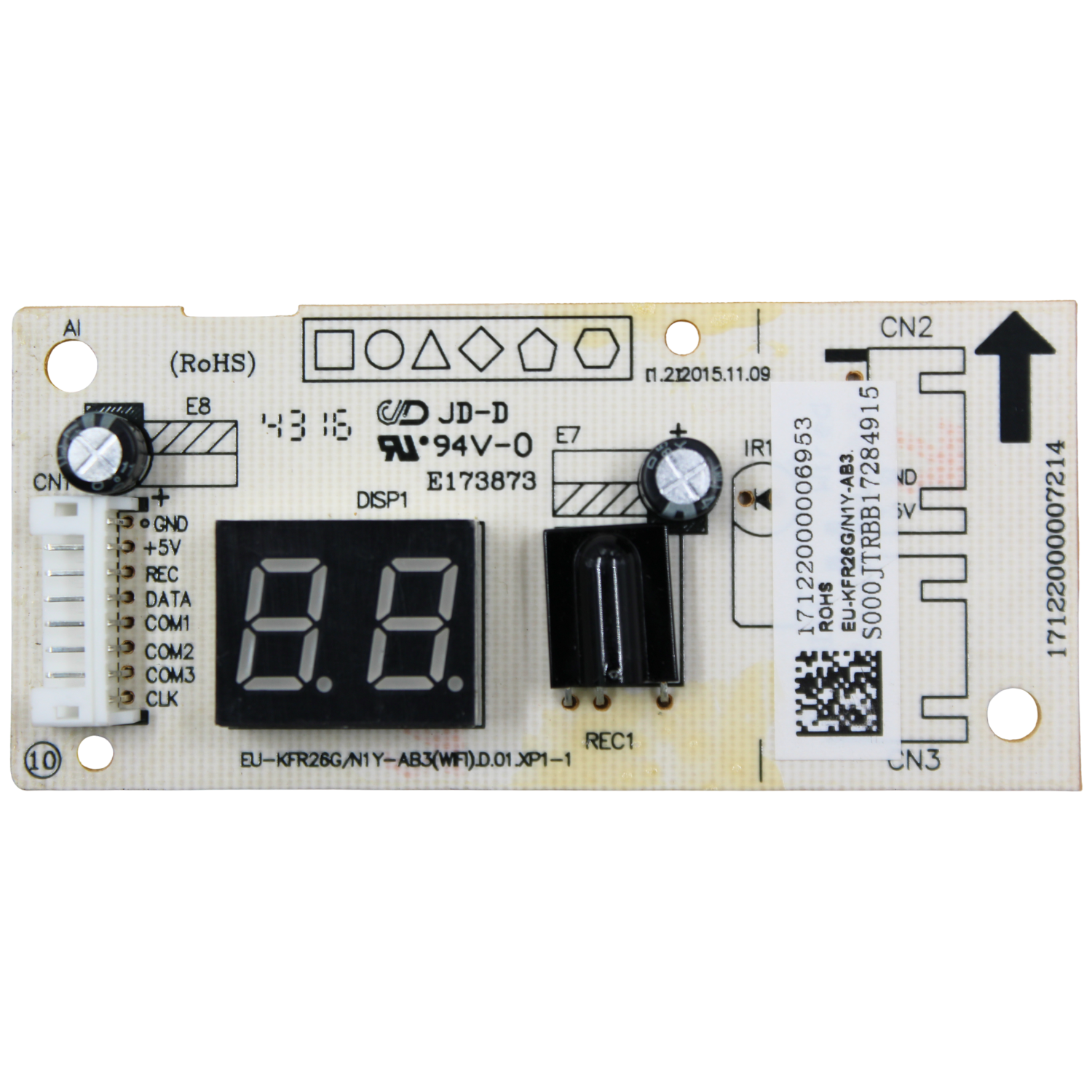 Tarjeta Display Mirage X2 Todos Los Modelos, Codigo EU-K,FR26G/N1Y-AB3 17222000A01265
