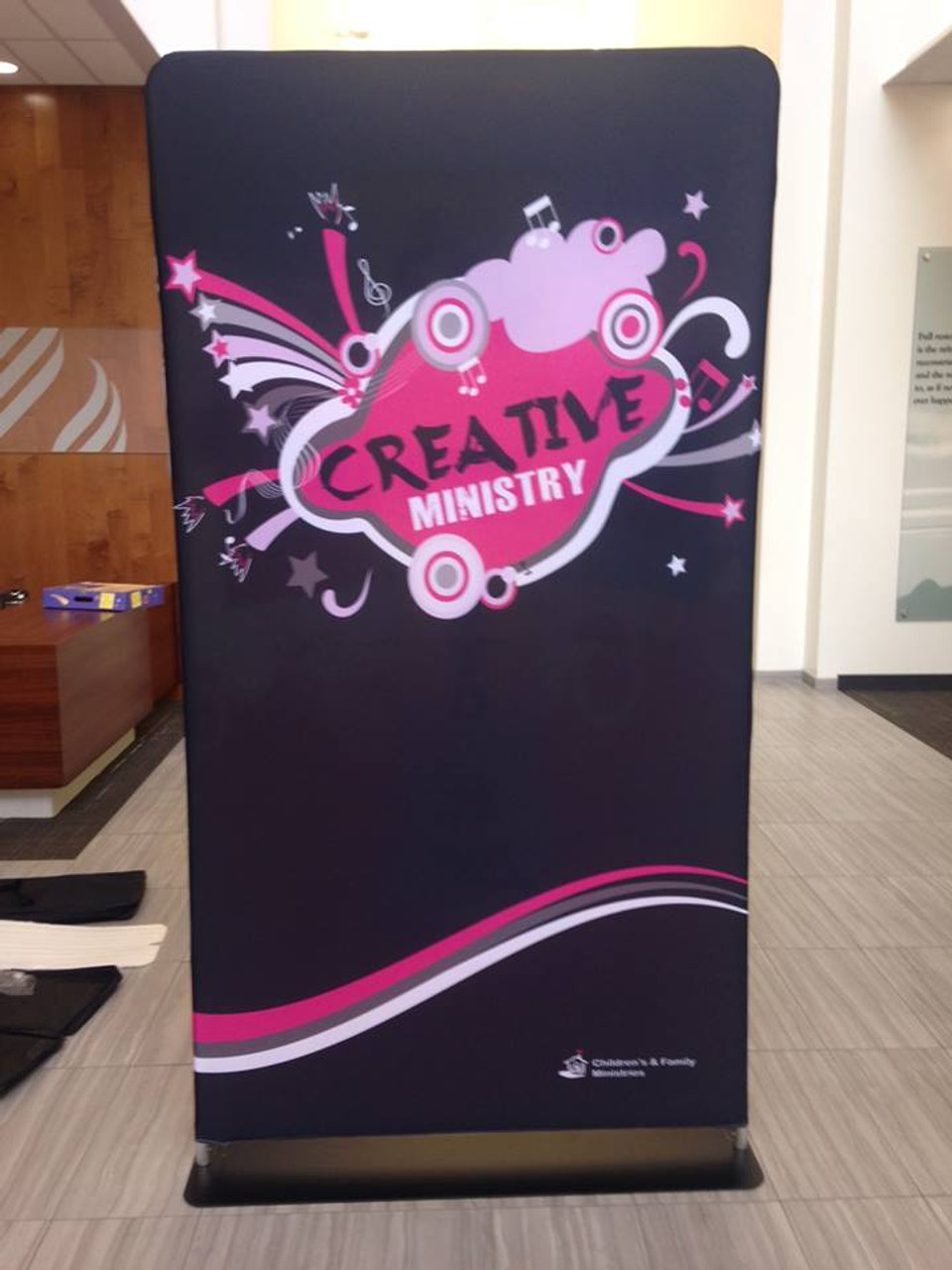 Tension Fabric Banner Stand 36"x90" Tension Fabric Banner Stand 36"x90"